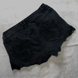Joe Boxer Black Denim Jean Shorts